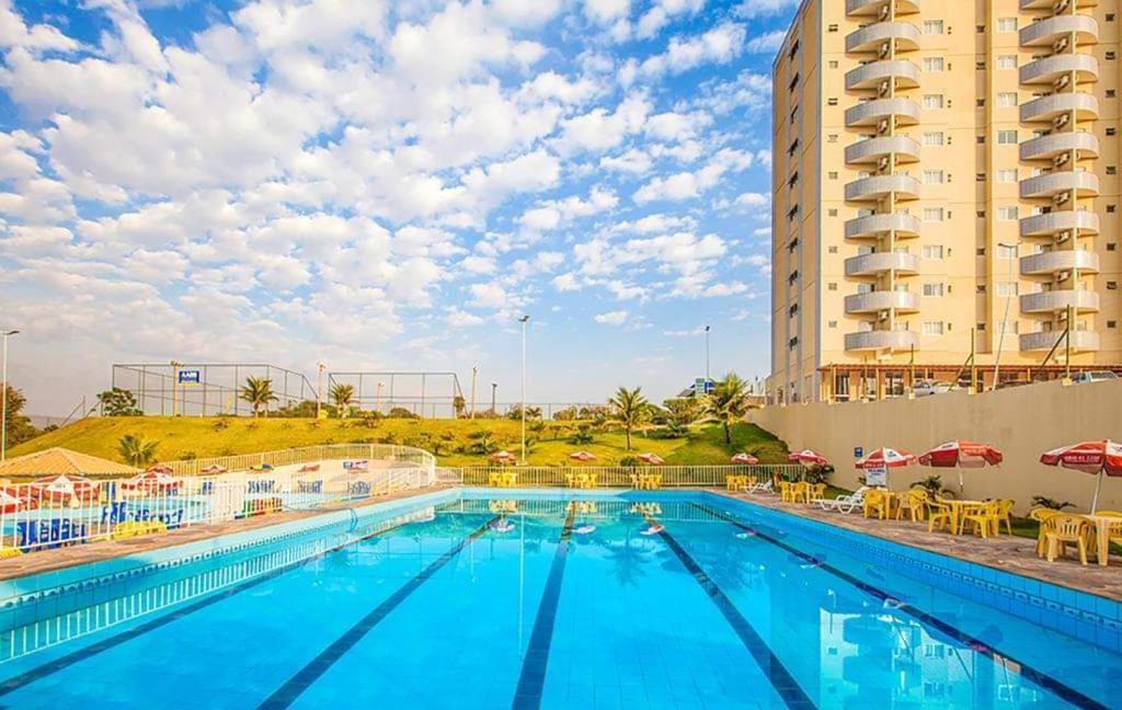 Hotel Golden Dolphin Resort - Flat No Decimo Andar Quarto Com Varanda Caldas Novas Εξωτερικό φωτογραφία